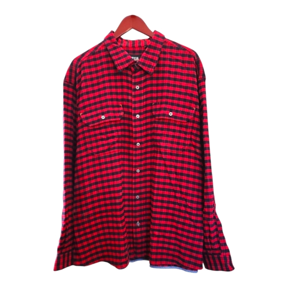 Orvis Active Fit Red and Black Plaid Men's Shirt